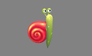 Cartoon snail