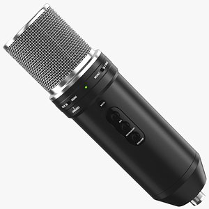 Condenser Microphone 3D model