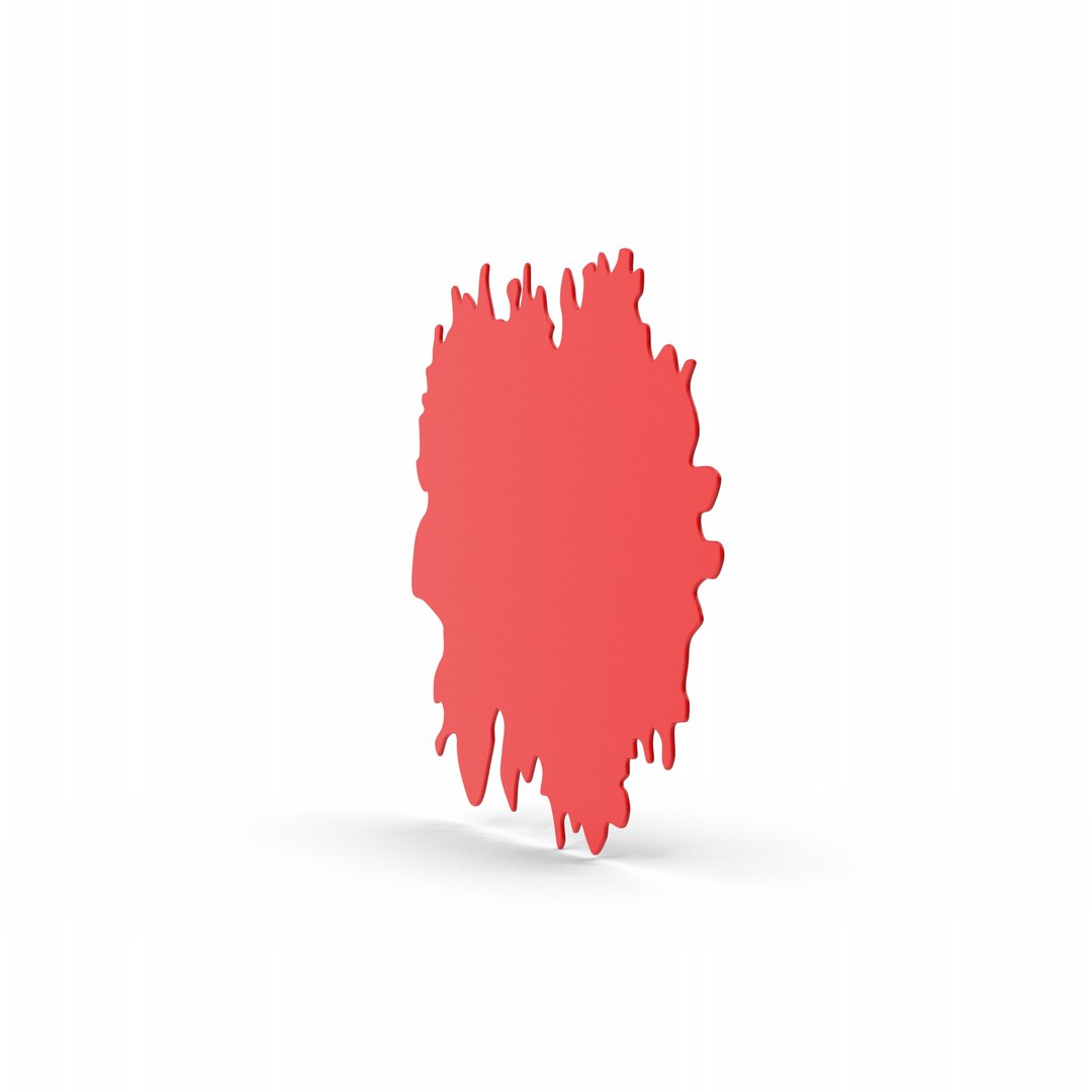 3D Red Splash - TurboSquid 2053671
