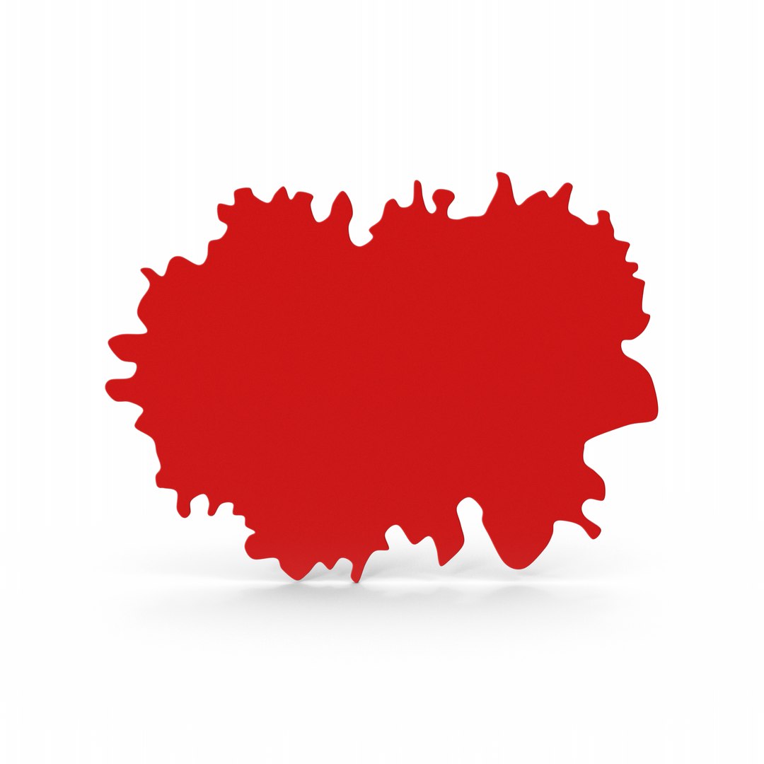 3D Red Splash - TurboSquid 2053671