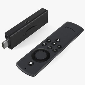 Amazon Fire TV Stick Lite with Alexa Voice Remote Set 3D model