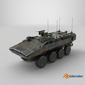 3D US Amphibious Assault Vehicle Wet