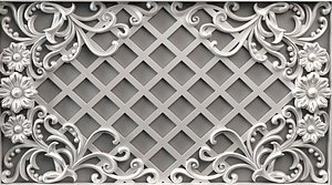 RADIATOR GRILL FOR CNC ROUTER model