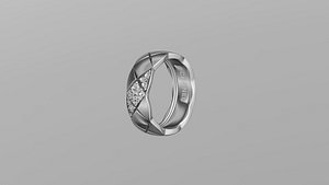 CHANEL - COCO CRUSH - DIAMOND BAND 3D model