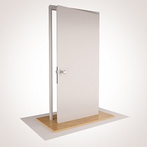 FREE 3d Residential Door 01