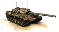 Chieftain Mk 5 United Kingdom Battle Tank