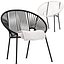 Silla de exterior CB2 Ixtapa
