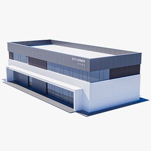 building modern office 3D model