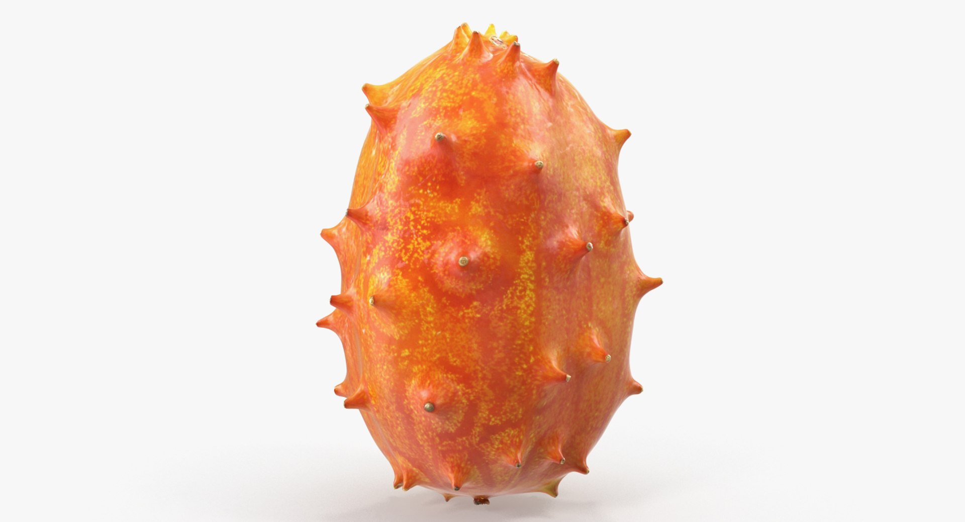 Kiwano Fruit 3D Model 3D model preview
