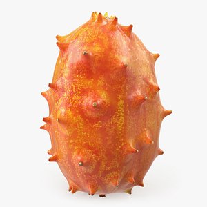 3D model kiwano fruit