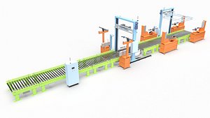 Logistics Packaging Line model