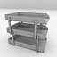 3d document tray model