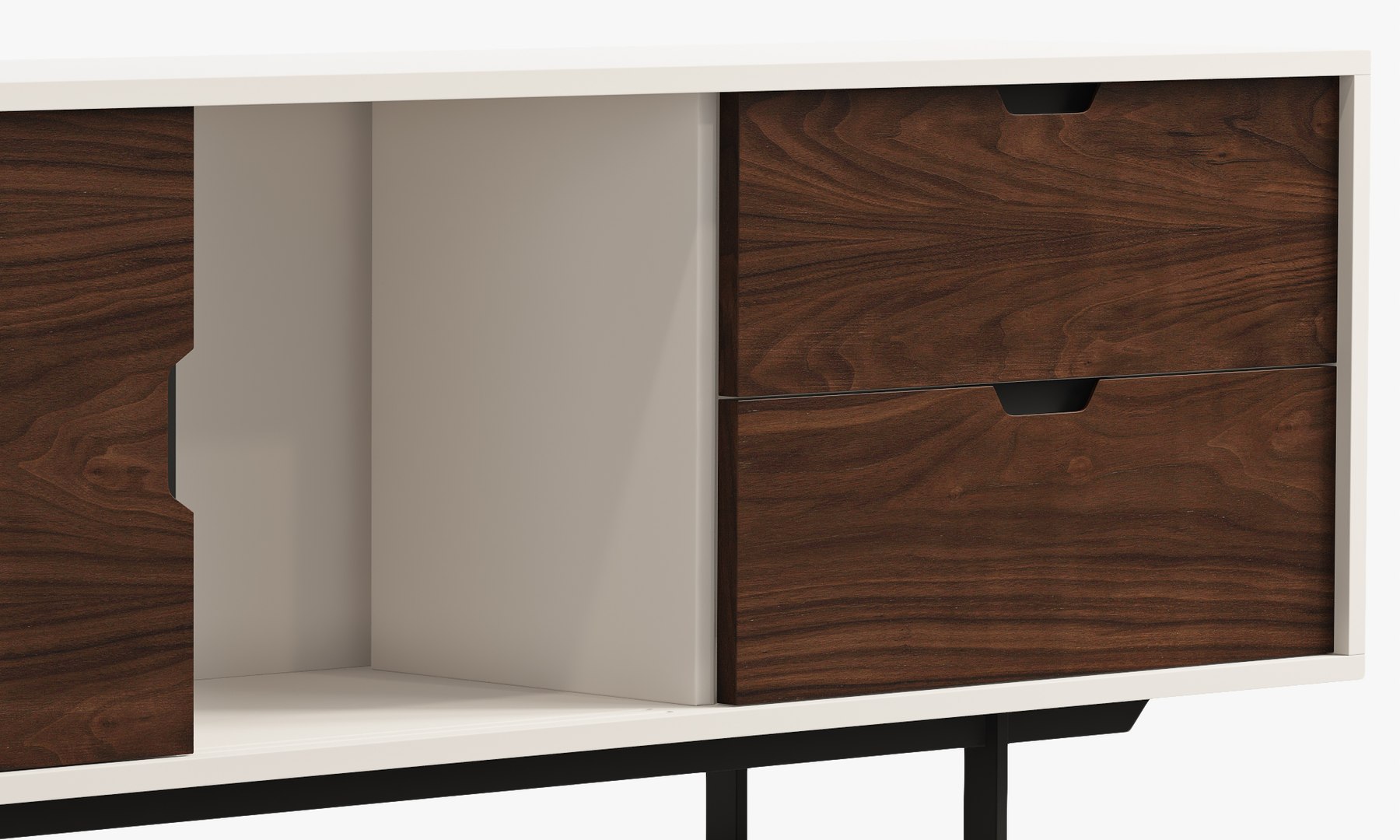 Joybird Oberlin Console 3D Model TurboSquid 1698155