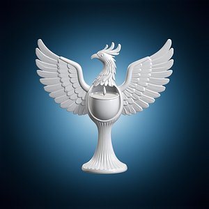 Rising Phoenix Holder 3D Print Model 3D model