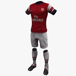 3d soccer clothes model
