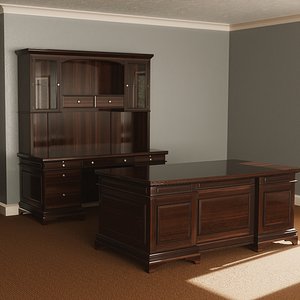 Classic Office Furniture 3D