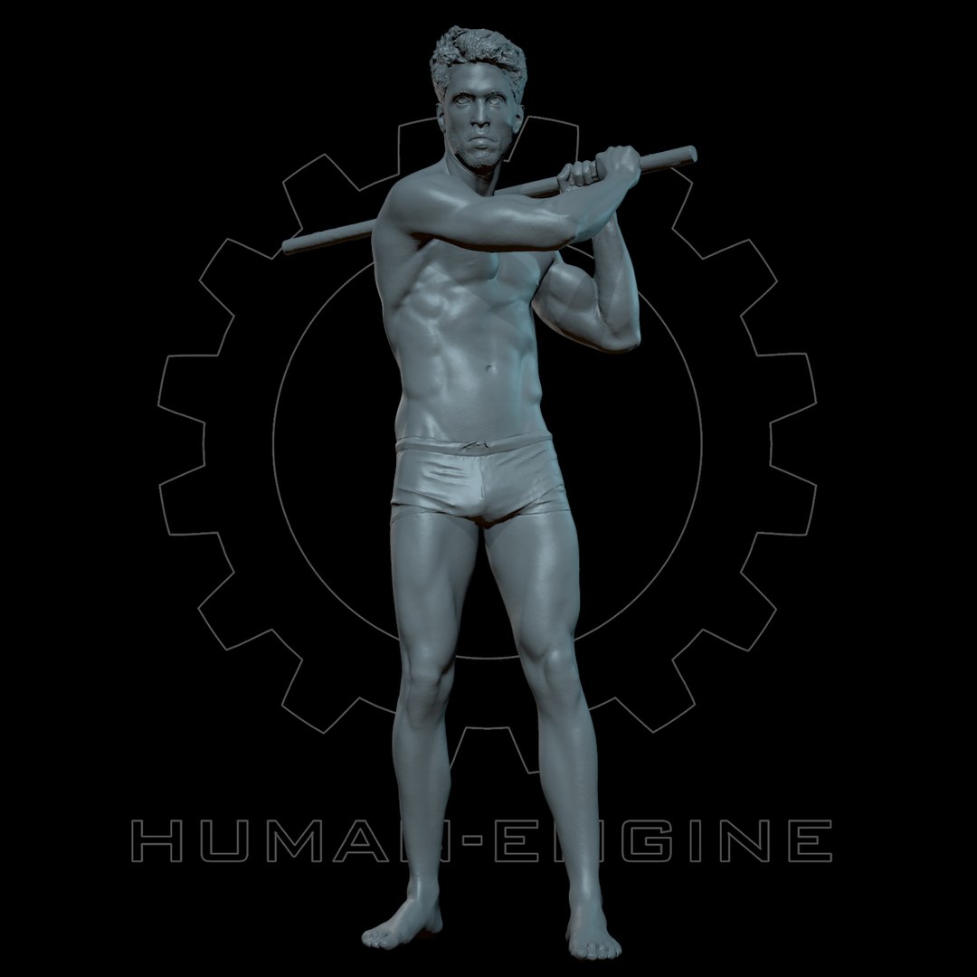 3d Male Scan - Mick Model