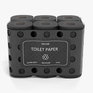3D toilet papers pack 2
