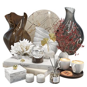 Modern Decorative Set 3D Models 3D model