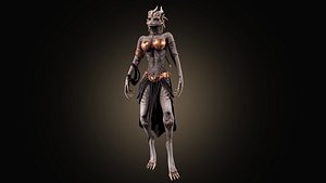 Female Creature 3D model