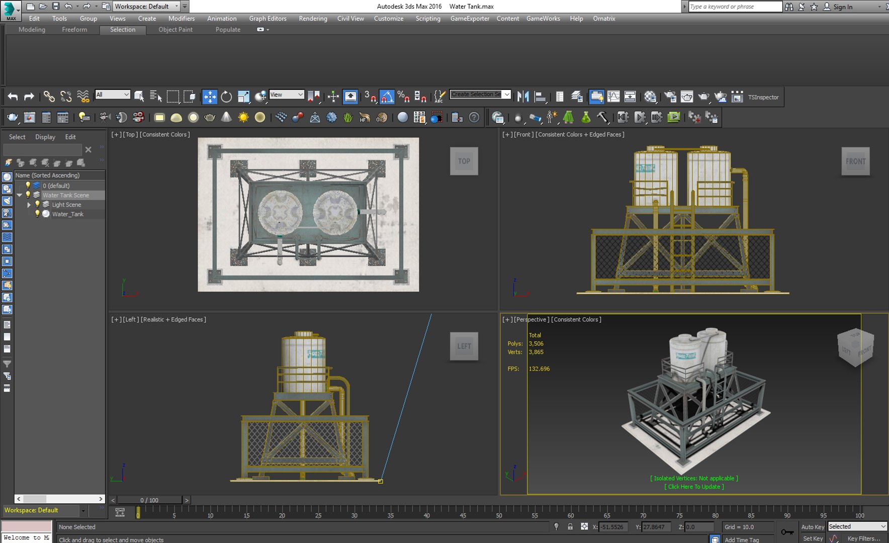 3D Water Tank Model - TurboSquid 1254179