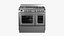 Gas Range Stainless Steel