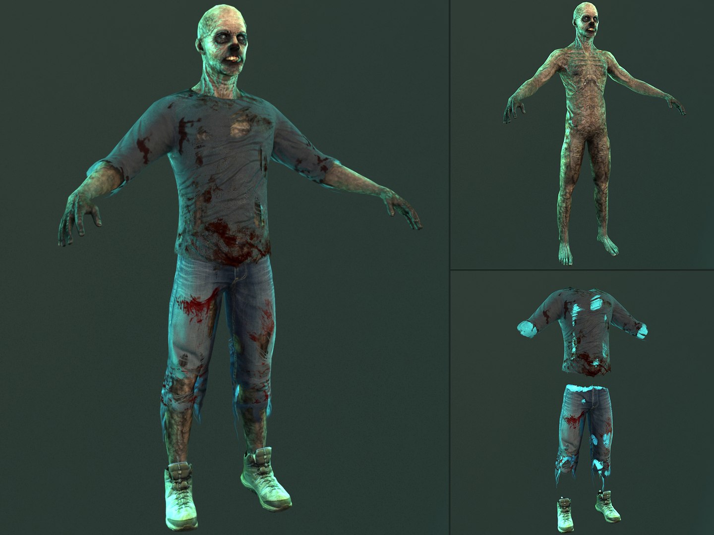 zombie male female 3D model https://p.turbosquid.com/ts-thumb/ht/9LwXeq/5JcdSbhZ/1/jpg/1560268297/1920x1080/fit_q87/5e30117ae04a9345aaa20f5e172aa78c08a0c8b2/1.jpg