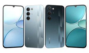 Realme Narzo 100 Lite Black And Silver 3D model