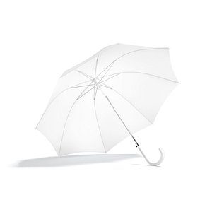 3D White Opened Umbrella model
