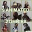 3d zombie animation characters