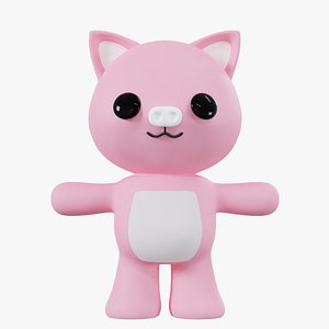 3D model Pig