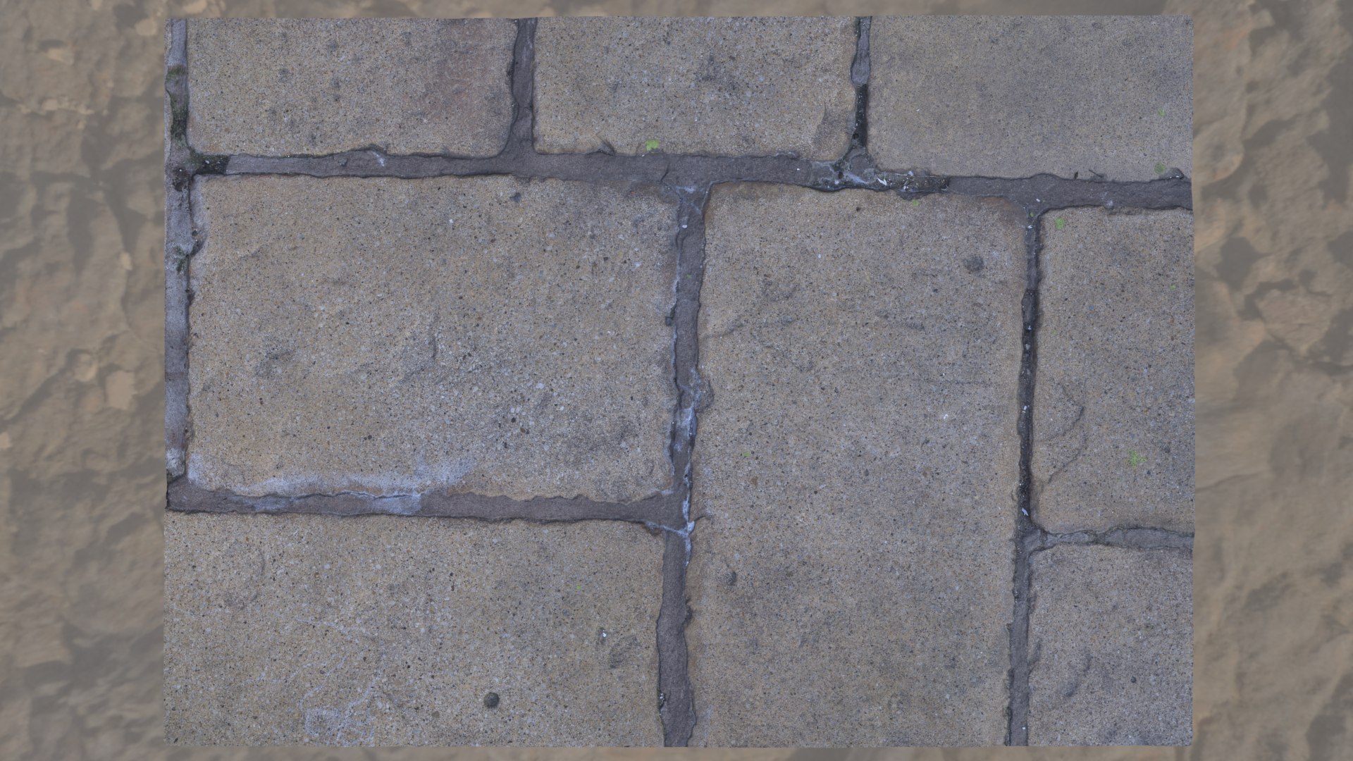 Paving Stones Ground Scan 3D - TurboSquid 1784244