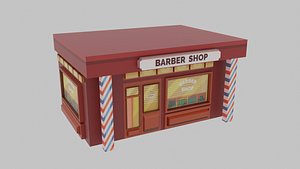 Barber Shop 3D model