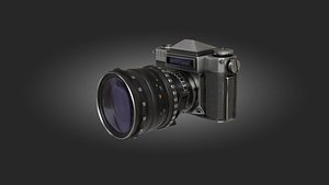 3D Old Camera High Quality 3D Model