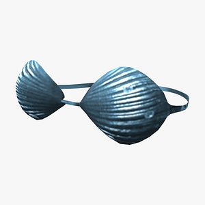 3D Mermaid Shell Bra