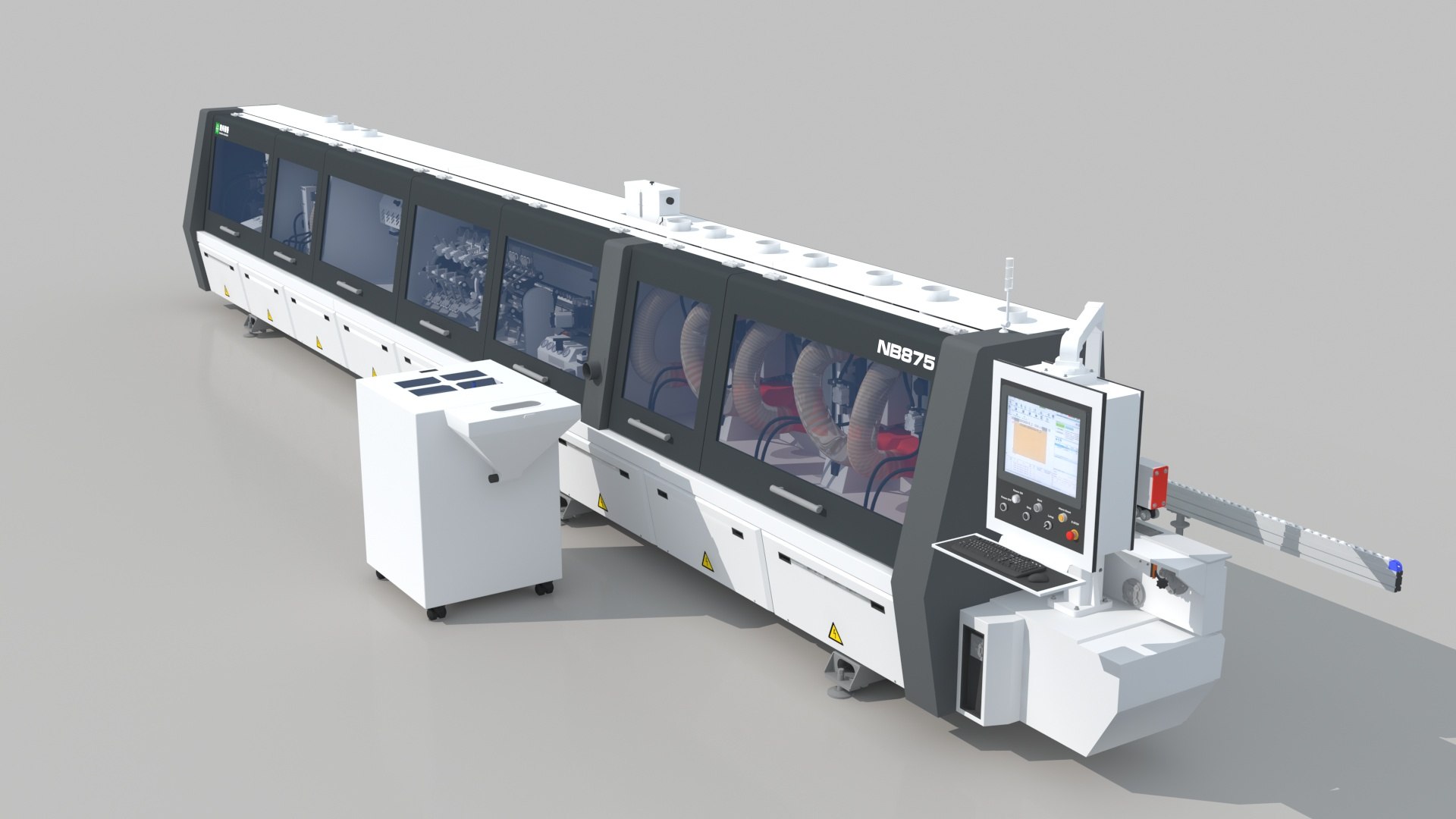 3D Model Soft Forming Automatic Edge Banding Machine - TurboSquid 2277586