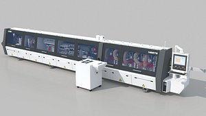 3D model Soft forming automatic edge banding machine