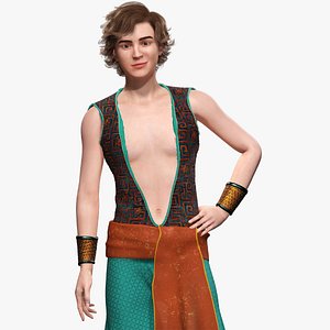 Realistic Fantasy Nomad Adventurer Desert Wanderer
