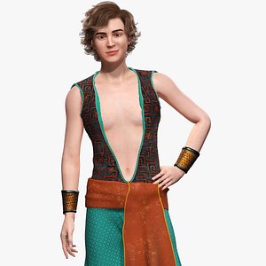 Realistic Fantasy Nomad Adventurer Desert Wanderer