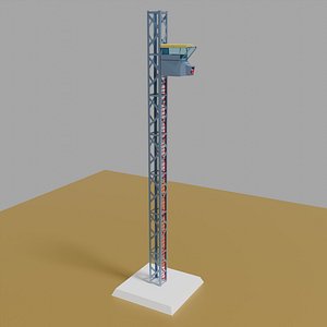 Part of a crane or derrick 3D