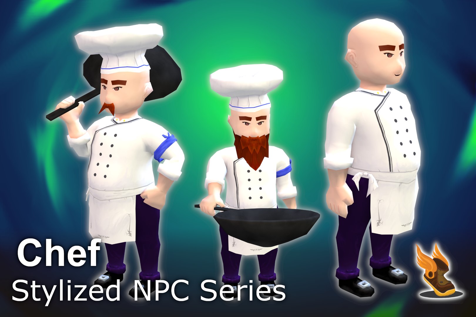 Stylized NPC - Chef 3D model https://p.turbosquid.com/ts-thumb/ht/dSgPGD/HE/imagetemplate1950/png/1689592190/1920x1080/fit_q87/b3383dc8c1171756605aa53d522f4b38a9ea1e25/imagetemplate1950.jpg