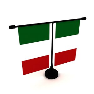 3D Flag of Italy