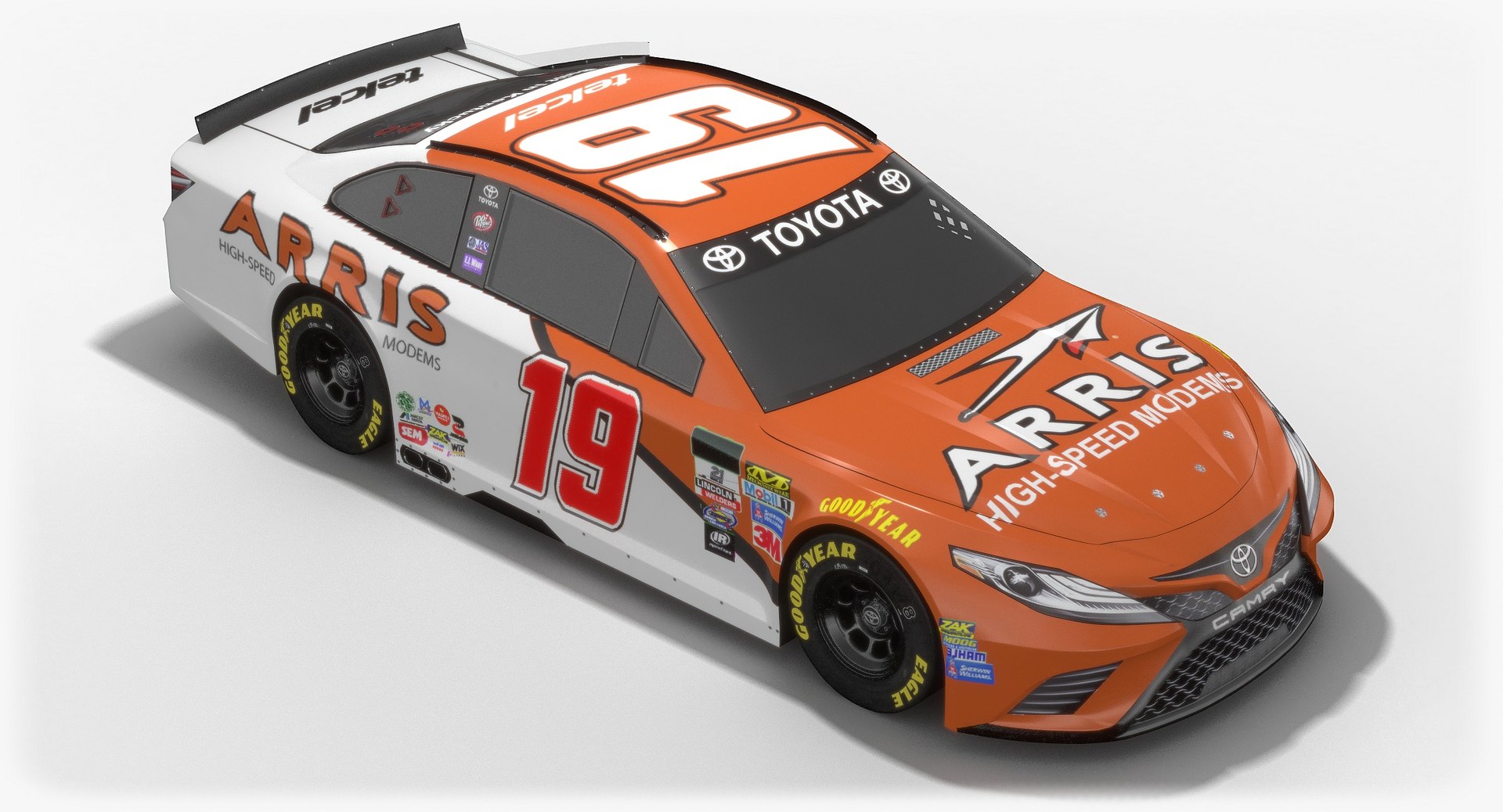 3D Joe Gibbs Racing Nascar - TurboSquid 1253583