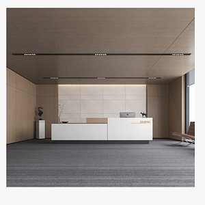 3D the reception desk