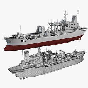 Qinghai Lake supply ship 885 of the PLA Navy model