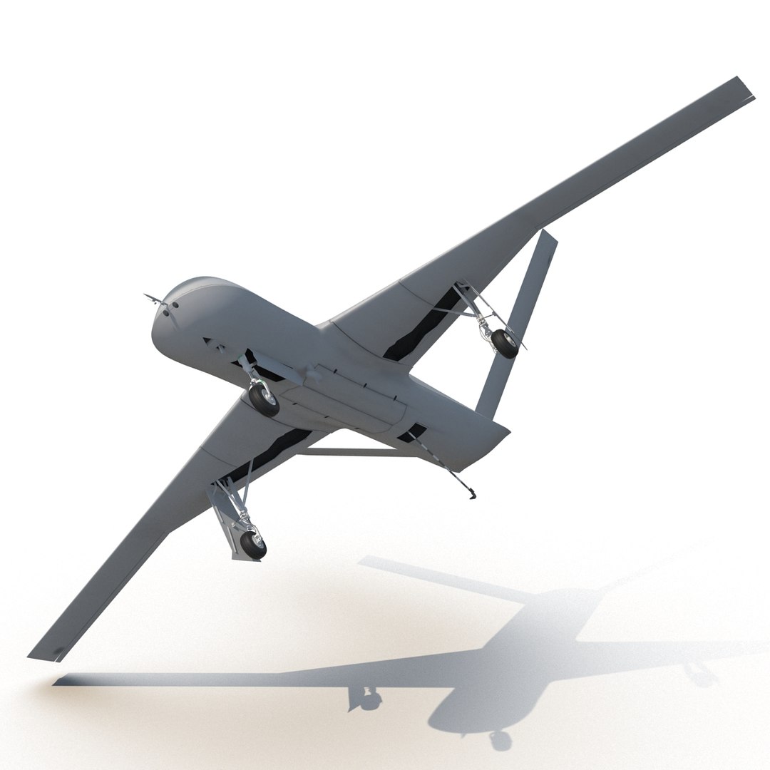 general atomics avenger uav 3d 3ds