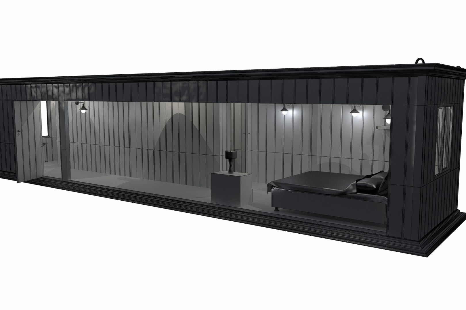 3D Block Container Interior - TurboSquid 1215511