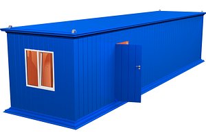 3D block container interior