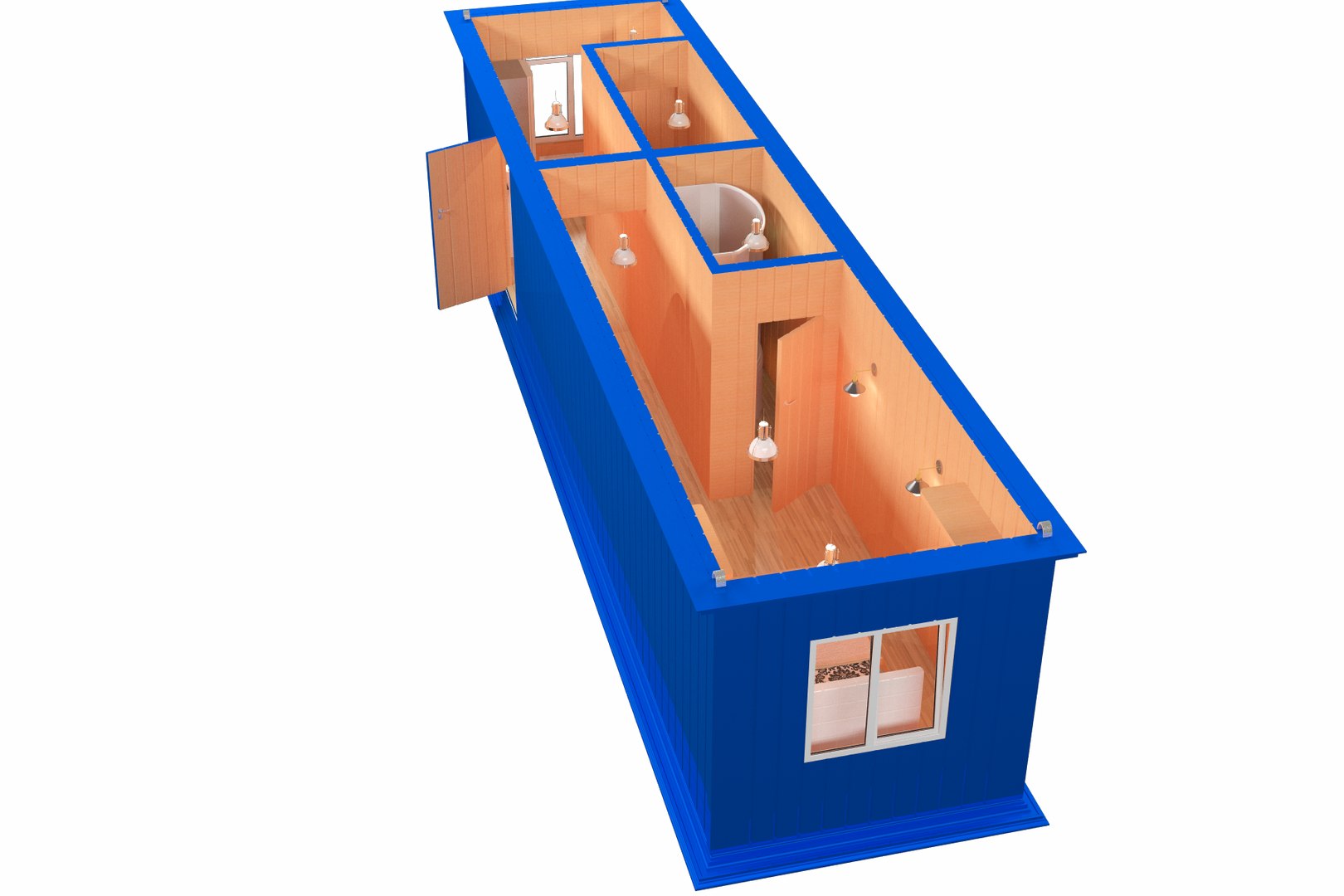 3D Block Container Interior - TurboSquid 1215511