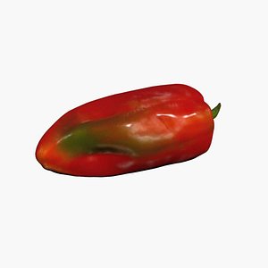 Red Pepper 3D Scan High Quality 3D model